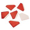 Glitter Imitation Leather Book Corner Protectors AJEW-TAC0038-03B-1