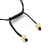 Handmade Lampwork Heart Bracelets BJEW-Q338-01D-3