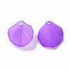 Transparent Frosted Acrylic Pendants MACR-S371-02A-747-2