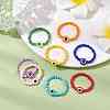 Glass Seed Beads Stretch Rings RJEW-JR00703-4