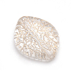 Golden Plated Acrylic Beads X-PACR-S219-08-2