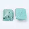 Natural Howlite Cabochons TURQ-L028-07-2