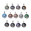 Natural & Synthetic Gemstone Pendants G-K321-01P-2