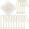 DICOSMETIC 70Pcs Brass Earring Hooks KK-DC0001-14-1