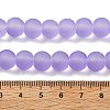 Baking Paint Transparent Glass Bead Strands GLAA-S031-10mm-25-3