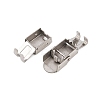 Tarnish Resistant 201 Stainless Steel Watch Band Clasps STAS-K173-01B-2