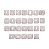 26Pcs 26 Style Silicone Alphabet Beads for Bracelet or Necklace Making SIL-SZ0001-01A-1