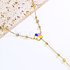 Stainless Steel Enamel Link Ring Bracelets SJ3386-3