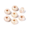 Opaque Acrylic European Beads OACR-E033-19M-1