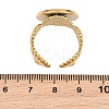 Shell Shape 304 Stainless Steel Cuff Ring Components SA-CBA098D-03G-E-3