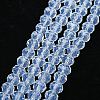 Glass Beads Strands EGLA-A034-J6mm-D06-3