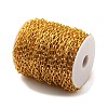 Iron Paperclip Chains CH-R025-10x5mm-G-3
