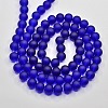 Baking Paint Transparent Glass Bead Strands GLAA-S031-10mm-09-2