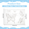 Butterfly Glass Hotfix Rhinestone FIND-WH0420-123-2