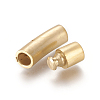 304 Stainless Steel Bayonet Clasps X-STAS-I013-6mm-MG-4