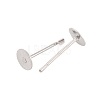 Tarnish Resistant Original Color Stainless Steel Stud Earring Findings X-STAS-E025-5-1