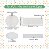 40Pcs 2 Styles Aluminum Pendants FIND-SC0010-22-2