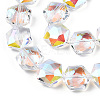 Faceted Glass Beads Strands EGLA-E030-01E-2