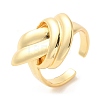 Brass Open Cuff Rings RJEW-P098-20G-1