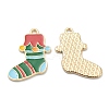 Alloy Enamel Pendants ENAM-J649-33LG-B-2