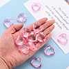 Transparent Acrylic Pendants TACR-T024-03B-903-5