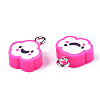 Handmade Polymer Clay Charms CLAY-N006-37B-01G-3