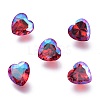 Cubic Zirconia Pointed Back Cabochons ZIRC-H108-07C-227SI-2
