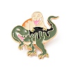 Dinosaur Enamel Pin JEWB-J005-04B-KCG-1