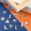 100Pcs 10 Style Tibetan Style Alloy Pendants PALLOY-CJ0002-12-5