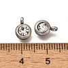201 Stainless Steel Charms STAS-F311-06P-06-3