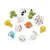 24Pcs 12 Style Handmade Bumpy Lampwork Beads Strands LAMP-KS0001-03-3