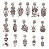 Tibetan Style Alloy European Dangle Charms PALLOY-PH0005-84AS-1