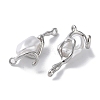 Alloy with ABS Imitation Pearl Pendants FIND-Z014-20P-2