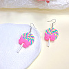 Alloy Polymer Clay Dangle Earrings FS-WG86A62-05-1