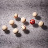 Round Unfinished Wood Beads WOOD-PH0008-10-6