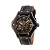 Men's Stainless Steel Leather Mechanical Wrist Watches WACH-N032-06B-1