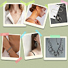 160pcs 8 colors Tibetan Style Brass Linking Rings FIND-GA0005-14-5