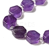 Natural Amethyst Beads Strands G-P534-A13-01-4