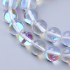 Synthetic Moonstone Beads Strands G-R375-12mm-B13-1