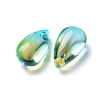 Transparent Glass Charms X-GLAA-O017-01C-2