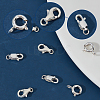 9Pcs 9 Style 925 Sterling Silver Clasps STER-BBC0001-17A-4