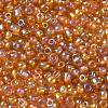 Transparent Rainbow Colours Round Glass Seed Beads X-SEED-A007-4mm-162C-2