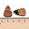 Resin & Wood Pendants WOOD-S061-02K-3