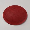 Imitation Hemp Round Fascinator Hat Base for Millinery AJEW-WH0472-45A-06-1