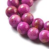 Natural Mashan Jade Beads Strands G-A255-A01-01M-2