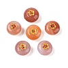Natural Agate Rondelle Beads G-F773-02-1