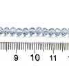 Transparent Baking Paint Glass Beads Strands DGLA-A034-T4mm-D13-4