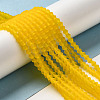 Imitate Austrian Crystal Frosted Glass Beads Strands EGLA-A039-T4mm-MD22-4
