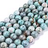 Natural Chrysocolla Beads Strands G-R477-12mm-1