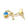 Rack Plating Brass Twister Clasps KK-P268-03D-G-2